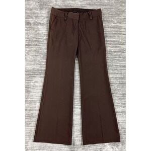 Be Cool Pants Womens‎ Large Brown Bootcut Polyester Blend Casual